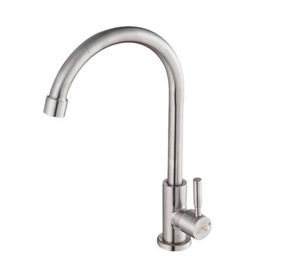 qualidade  CLASSIC Style Kitchen Faucet Deck Mounted with 360 Degree Rotation and Stainless Steel fábrica