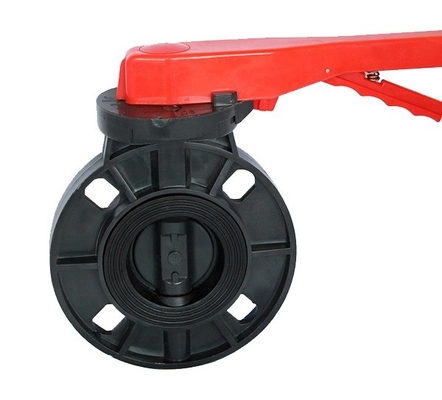 6&quot; Diâmetro PVC Butterfly Valve em válvulas de água sanitária com bola de PP e material de PVC