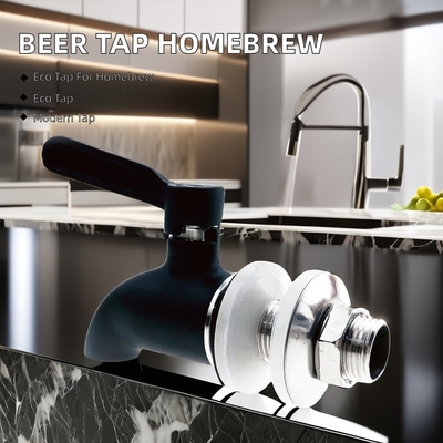 Polish Finish Moderna torneira de aço inoxidável de mão única para homebrew e bar ao ar livre