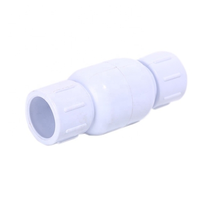 Válvulas de pé de bola de 110 mm de PP para bombeamento de plástico branco cinzento