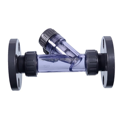 Indústria 1 polegada PVC transparente Y-estressador com conecção de tomada / fio e alça