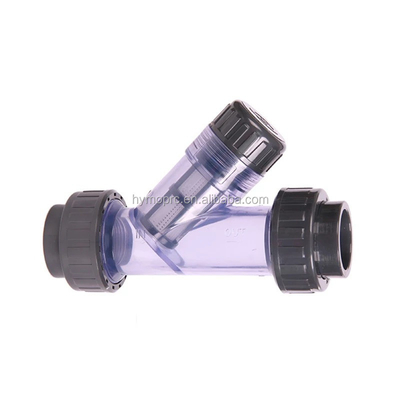 Indústria 1 polegada PVC transparente Y-estressador com conecção de tomada / fio e alça