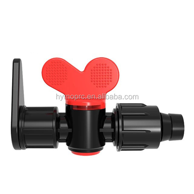 Bianco cinza padrão DIN Fabricação 16mm 20mm de fios masculinos de irrigação Mini válvula de plástico