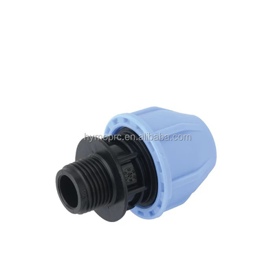 20-110MM Acoplamento de compressão de HDPE PP Tipo italiano Acoplamento igualitário para acoplamentos de tubos de abastecimento de água e irrigação