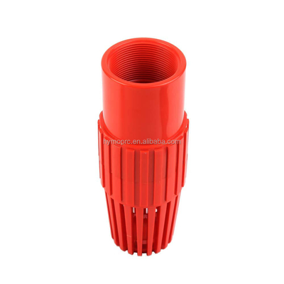 Válvula de pé de bomba de água de UPVC industrial com manobra do pedal do pé em cinza branco