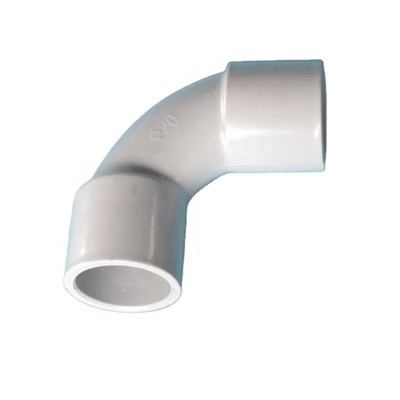 25 mm PVC branco tubos de encaixe conduto DIN padrão para soldadura elétrica