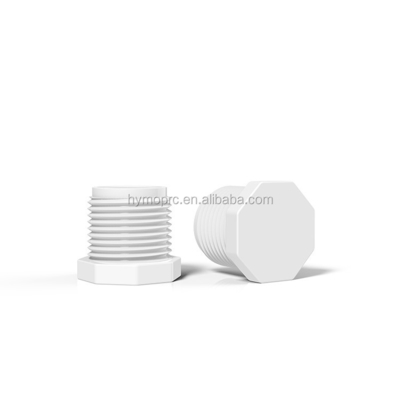 Material sanitário de encanamento PVC conector de água Lista 40 PVC tubulação acessórios 3/4 polegadas