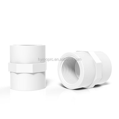 Material sanitário de encanamento PVC conector de água Lista 40 PVC tubulação acessórios 3/4 polegadas