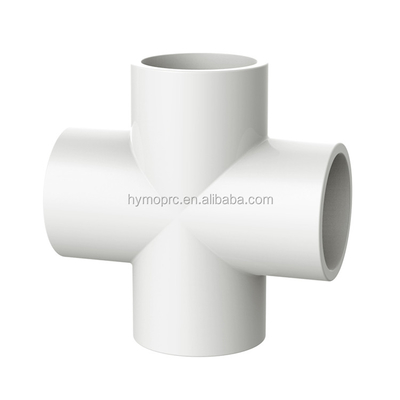 Material sanitário de encanamento PVC conector de água Lista 40 PVC tubulação acessórios 3/4 polegadas