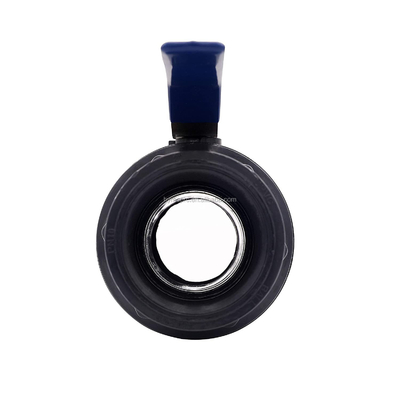 Personalize a válvula de bola de plástico de PVC de cor preta de 1,5 polegadas com serviço e material OEM
