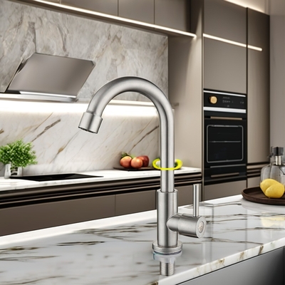 Caixa de cozinha de estilo clássico montada com rotação de 360 graus e aço inoxidável