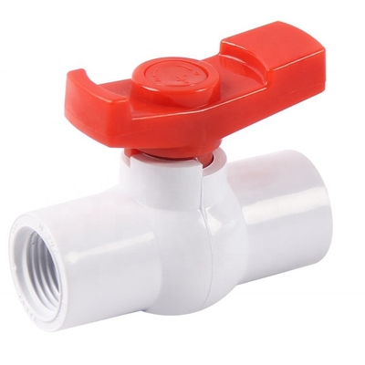 2 polegadas PVC válvula de esfera com alça de barco fabricado para ASTM e DIN padrões Ideal