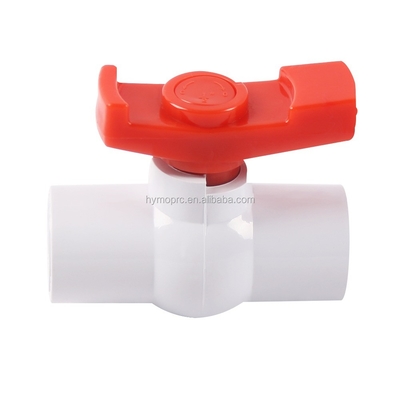 3 polegadas PVC válvula de esfera com alça de barco ASTM DIN padrão branco cinza OEM Sim garantia