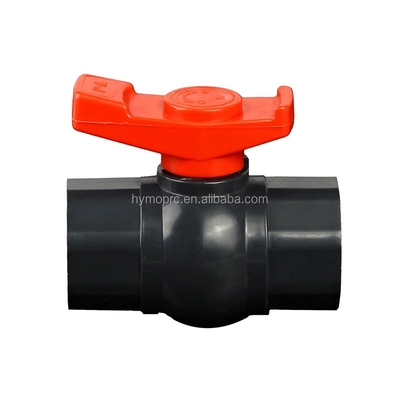 2 polegadas PVC válvula de esfera com alça de barco fabricado para ASTM e DIN padrões Ideal