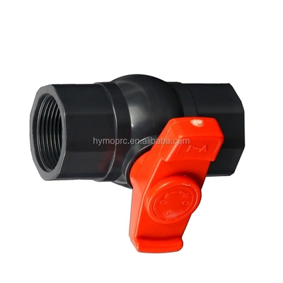 2 polegadas PVC válvula de esfera com alça de barco fabricado para ASTM e DIN padrões Ideal