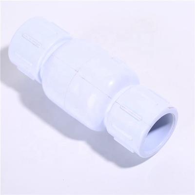 4&quot; PVC não retorno válvula de verificação de balanço comprimento padrão e bola de PP para aplicação de bomba de sump