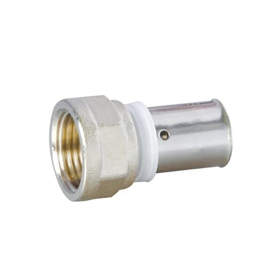 Acessórios de prensa PEX AL PEX de latão de 16 mm para conexões de tubulação de água de longa duração