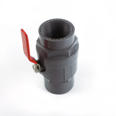 ISO/ASTM padrão ABS manuseio PVC válvula de bola de duas peças para e conveniente em Xangai