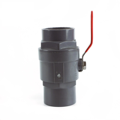 ISO/ASTM padrão ABS manuseio PVC válvula de bola de duas peças para e conveniente em Xangai