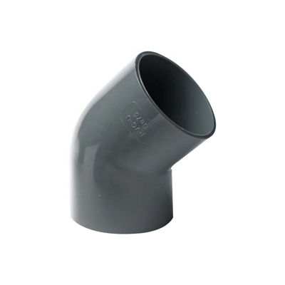 Fittings de tubos de PVC padrão DIN de fácil instalação de 20 mm-400 mm para abastecimento de água