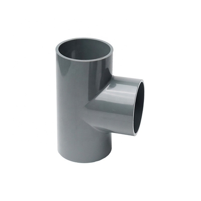 Fittings de tubos de PVC padrão DIN de fácil instalação de 20 mm-400 mm para abastecimento de água