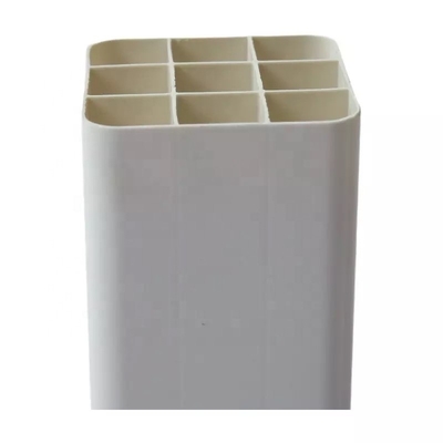 Tubo de rede de PVC de ligação de cola de cabeça quadrada 150 * 100 mm com forma retangular personalizada