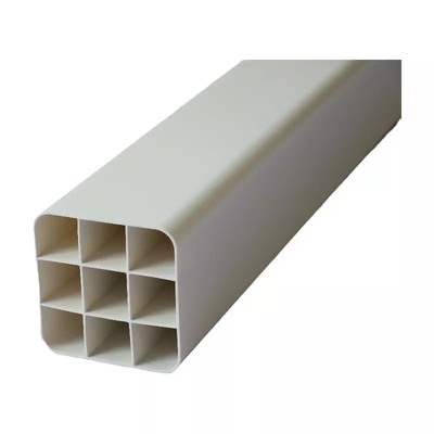 Tubo de rede de PVC de ligação de cola de cabeça quadrada 150 * 100 mm com forma retangular personalizada