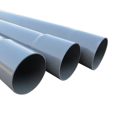 Conexão de cola Tubo de drenagem de PVC de 8 polegadas para água e drenagem de plástico de grande diâmetro