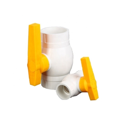 1 válvula de esfera de PVC com alça suportada por OEM STANDARD comprimento ASTM/DIN/ASNZ/JIS Standard
