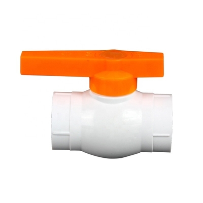 1 válvula de esfera de PVC com alça suportada por OEM STANDARD comprimento ASTM/DIN/ASNZ/JIS Standard