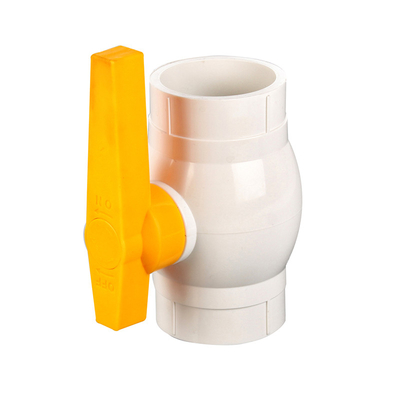 1 válvula de esfera de PVC com alça suportada por OEM STANDARD comprimento ASTM/DIN/ASNZ/JIS Standard