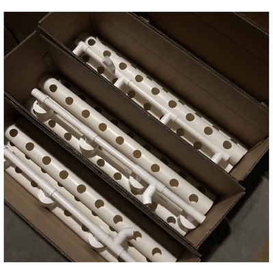 Sistema hidropônico de tubos de PVC redondo de cor branca de 63 mm e 75 mm com as necessidades do comprador B2B em mente