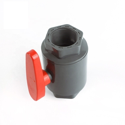 2 polegadas de tamanho UPVC válvula de bola com ABS manuseio White Grey Socket / Conexão de fio