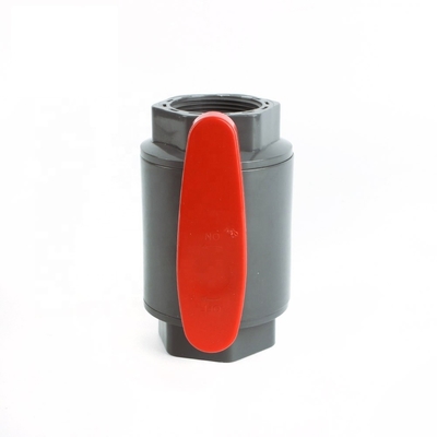 2 polegadas de tamanho UPVC válvula de bola com ABS manuseio White Grey Socket / Conexão de fio