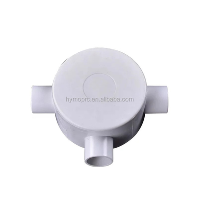 Fittings de caixa de PVC branco de abastecimento de água que cumprem a norma DIN para desempenho fiável