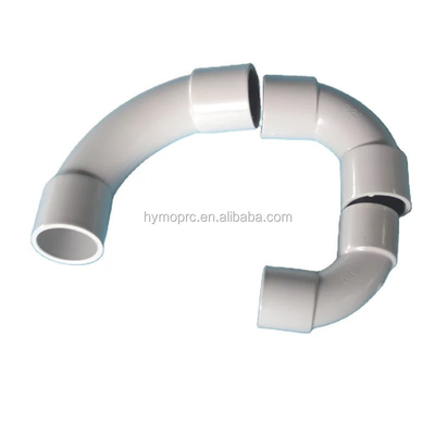 20 mm 25 mm PVC Elétrico L Fittings de dobra em cor branca com espessura padrão
