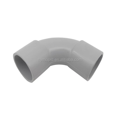 20 mm 25 mm PVC Elétrico L Fittings de dobra em cor branca com espessura padrão