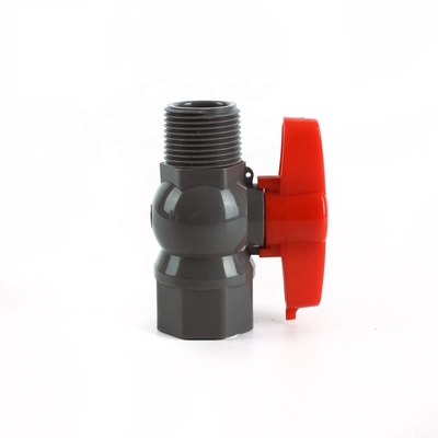 Valva de esfera de PVC de 2 polegadas feminina masculina para moldagem a partir do fabrico a pressão de 1,0 MPA