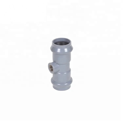 BSPT Thread DIN Standard 110mm PVC plástico acessórios de tubulação de água para as necessidades de abastecimento de água
