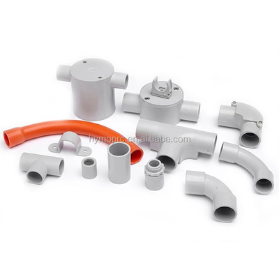 Tubos e acessórios de condução de plástico UPVC de 25 mm em branco, em padrão DIN, com comprimento de 3M