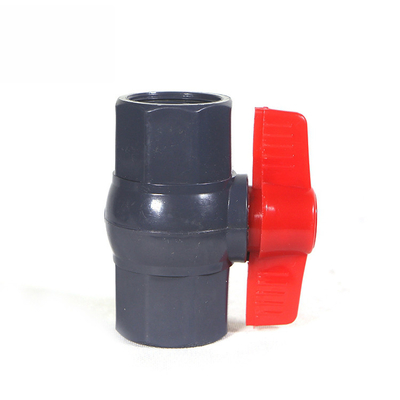 Fabricação de válvulas de esferas duplas de PVC de 6 polegadas para manuseio e serviço de moldagem ABS