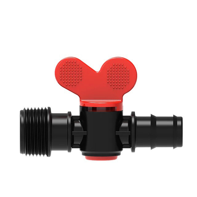 16 mm 20 mm PP Mini Valve de irrigação em cinza branco para a fabricação de sistemas de irrigação por gotejamento