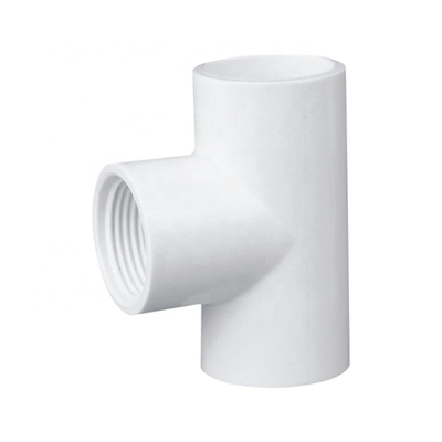 ASTM D1785 Tubos e acessórios de PVC branco padrão para encanamento 1/2&quot;-4&quot; Material do corpo