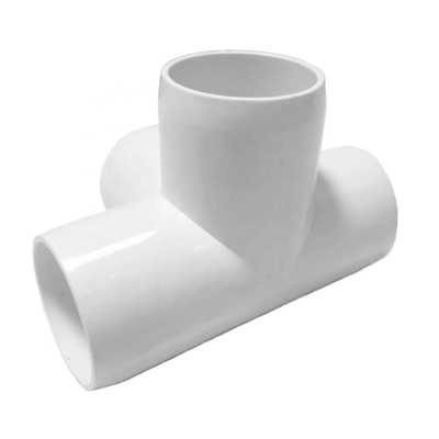 ASTM Standard 3/4 Inch 3 Way Corner Connector Joint Elbow PVC Pipe Fittings para encanamento