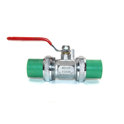 Valva de esferas de 32 mm PPR fabricada pela PPR Valve e pela ASTM/DIN/ASNZ/JIS OEM