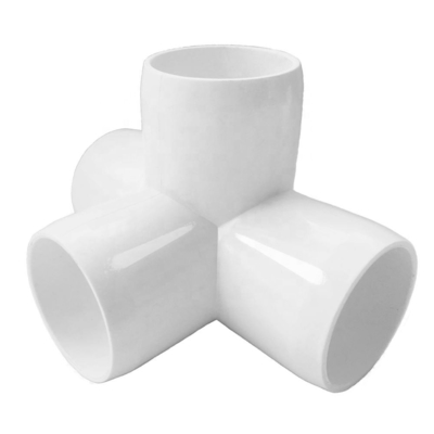 Fittings de tubos de PVC branco de 2 polegadas para abastecimento de água e duráveis