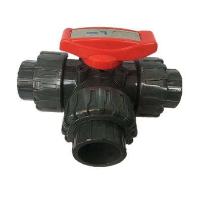 Diverter Industrial de espessura ISO 3 vias PVC 2 polegadas válvula com terminações de fio de tomada OEM Sim