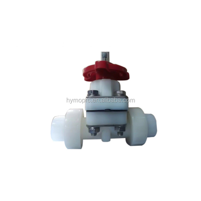 PPH ASTM DIN padrão 4 polegadas sanitário de encanamento tanque de fundo válvula solenoide diafragma CPVC