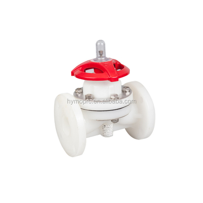 PPH ASTM DIN padrão 4 polegadas sanitário de encanamento tanque de fundo válvula solenoide diafragma CPVC