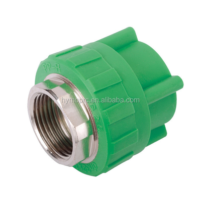 Brass Insert Plumbing de plástico PPR Tubos Fittings Cotovelo para distribuição de água 20mm-400mm